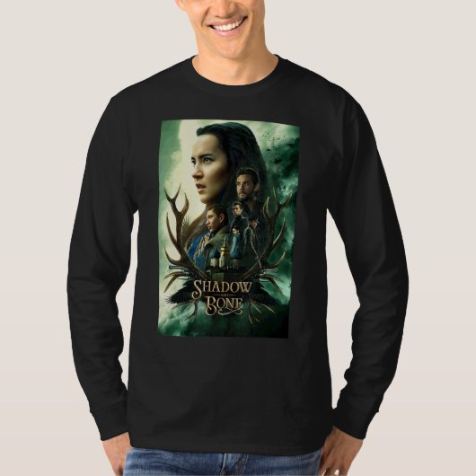 影と骨のアントラーのグループのポスター Tシャツ (正面)
