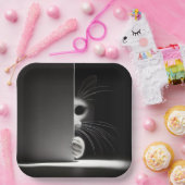 影に隠れている猫 ペーパープレート (パーティー)