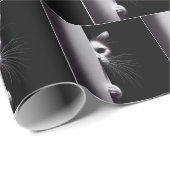 影に隠れている猫 ラッピングペーパー (ロールコーナー)