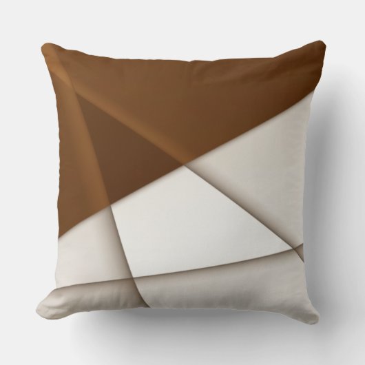 影のある三角形の傾き、モダンクラシックスタイル クッション (正面)