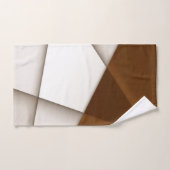 影のある三角形の傾き、モダンクラシックスタイル バスタオルセット (ハンドタオル)