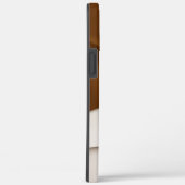 影のある傾斜ベージュ三角形、滑らかなスタイル Case-Mate iPhoneケース (裏面 / 右)