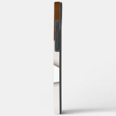 影のある傾斜ベージュ三角形、滑らかなスタイル Case-Mate iPhoneケース (裏面 / 左)