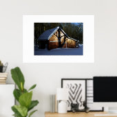 影のある納屋 ポスター (ホームオフィス)