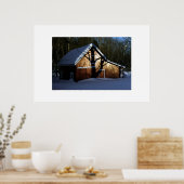 影のある納屋 ポスター (キッチン)