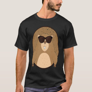 影のないクルー素晴らしと幸せなグラウンドホッグの日 Tシャツ