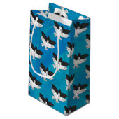影のイーグル(青) スモールペーパーバッグ (裏面アングル)