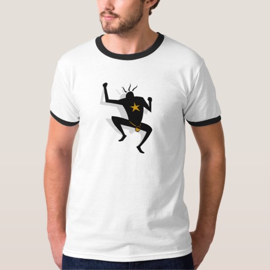影のクライマーの信号器のティー Tシャツ (正面)