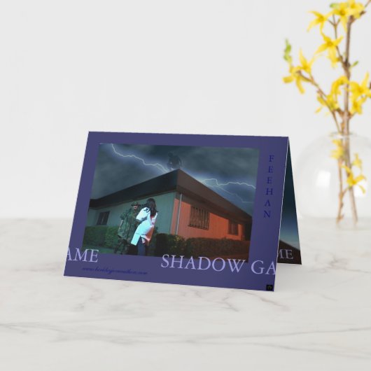 影のゲーム カード (黄色い花)