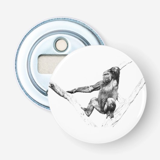 影のゴリラ 栓抜き (正面)