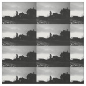 影のシルエットの静寂 ファブリック (見本)