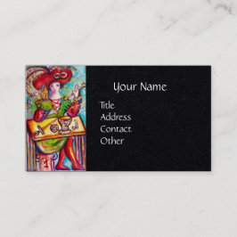 影のタロッ失ったツ、マジシャンブラック紙 名刺