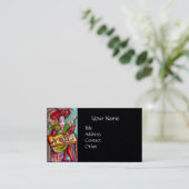 影のタロッ失ったツ、マジシャンブラック紙 名刺 (スタンド正面)