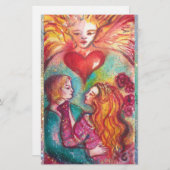 影のタロッ失ったト/恋人のバレンタインデー 便箋 (正面/裏面)