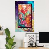 影のタロッ失ったト/恋人バレンタインデー ポスター (ホームオフィス)