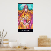 影のタロ失ったット/強さ/不屈 ポスター (キッチン)