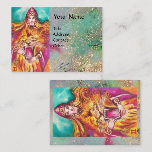 影のタロ失ったット/強さ/不屈 名刺 (正面/裏面)