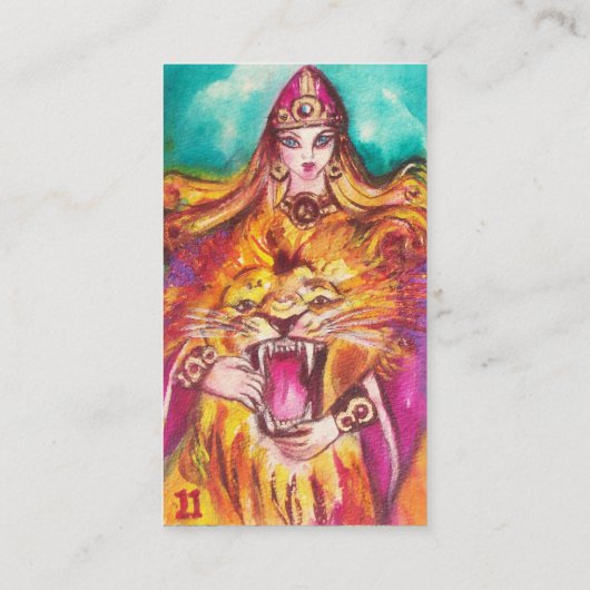 影のタロ失ったット/強さ/不屈 名刺 (裏面)