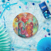 影のタロ失ったット、恋人バレンタインデー ペーパープレート (パーティー)