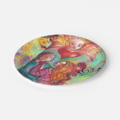 影のタロ失ったット、恋人バレンタインデー ペーパープレート (アングル)