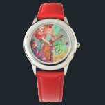 影のタロ失ったット、恋人バレンタインデー 腕時計<br><div class="desc">アルカ専攻のナ愛好家コンテンポラリーBulgan Luminiのカラフル金ゴールド輝き絵画とともに、謎の寓意的な絵画.水の色(c)</div>