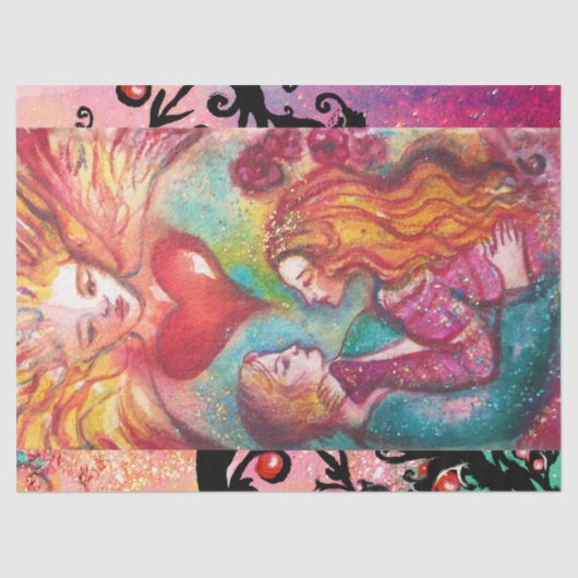 影のタロ失ったット/恋人バレンタインデー 薄葉紙 (正面)