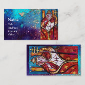 影のタロ失ったット/教皇,ヒエロファント 名刺 (正面/裏面)