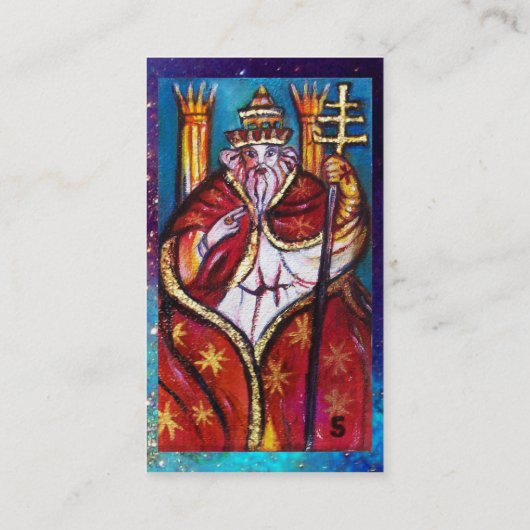 影のタロ失ったット/教皇，ヒエロファント 名刺 (裏面)