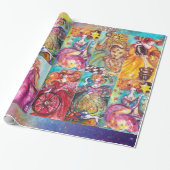 影のタロ失ったット/星,月,日,皇后 ラッピングペーパー (アンロールド)