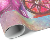 影のタロ失ったット/星,月,日,皇后 ラッピングペーパー (ロールコーナー)