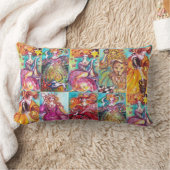 影のタロ失ったット/星，月，日，皇后 ランバークッション (ブランケット)