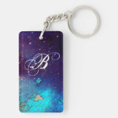 影のタロ失ったット/月の女性モノグラム キーホルダー (裏面)