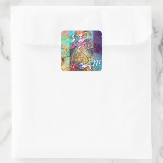 影のタロ失ったット/月の女性モノグラム スクエアシール (バッグ)