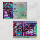 影のタロ失った/チャリオットブルー 名刺 (正面/裏面)