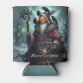 影のダークサンタ ～ ゴシッククリスマススケルトン 缶クーラー (正面)