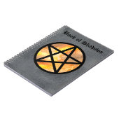 影のノート2の秋の星形五角形の本 ノートブック (左側)