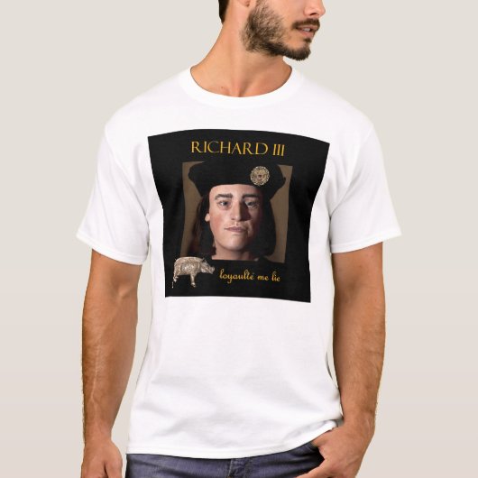 影のリチャード三世 Tシャツ (正面)