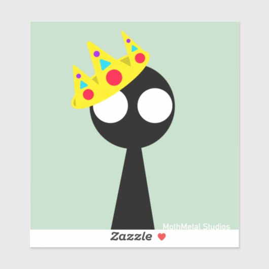 影の世界 – キング" hello there" – ビニールステッカー シール (シート)