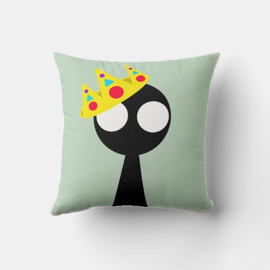 影の世界 – キング" hello there" – 枕 (裏面)