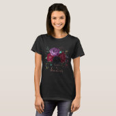 影の中のエレガンス: 控えめの美学 Tシャツ (正面フル)