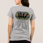 影の中のトップハット トライブレンドTシャツ (裏面)