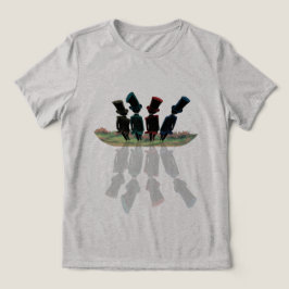 影の中のトップハット トライブレンドTシャツ