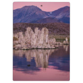 影の中の壮観なモノレーク クリップボード (裏面)