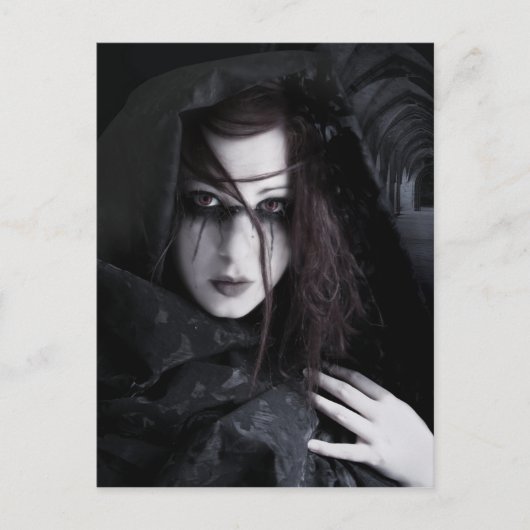 「影の中」はがき ポストカード (正面)