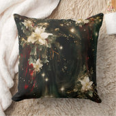 影の付いたクリスマスバレエ植物学 クッション (ブランケット)