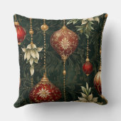 影の付いたクリスマスバレエ植物学 クッション (裏面)