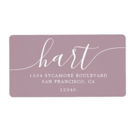 影の作成スクリプモダントファミリ差出人住所 ラベル