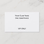 影の名刺パーム・スプリングス 名刺 (裏面)