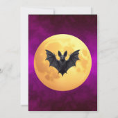 影の呼び出し  ウィッチーズ ハロウィンパーティー 招待状 (裏面)