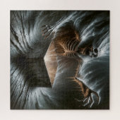 影の図形の分割フリー ジグソーパズル (横)